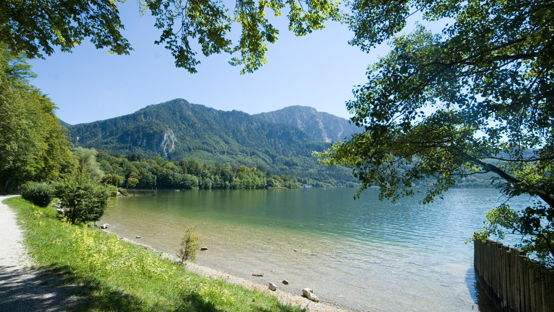 Bergblick vom Kochelsee Bergblick vom Kochelsee