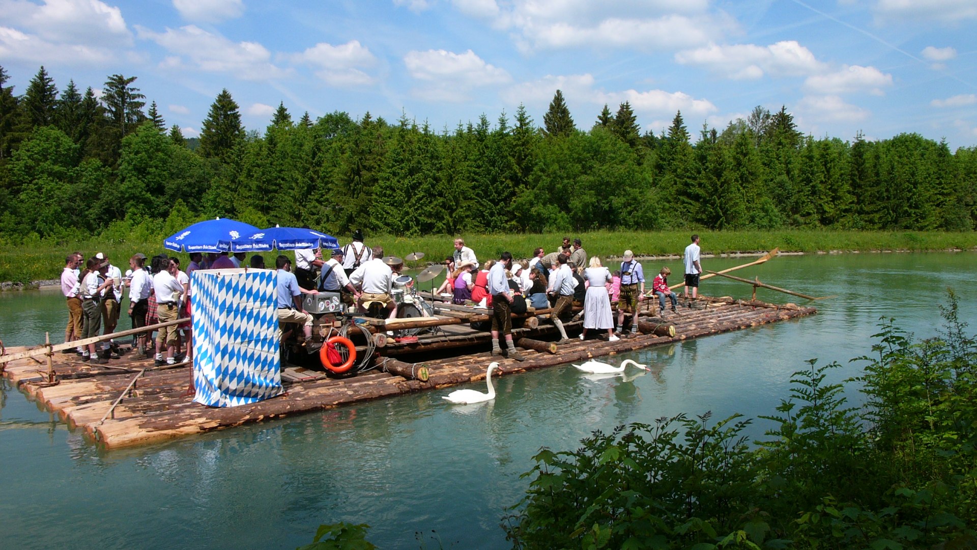 Floßfahrten auf der Isar Floßfahrten auf der Isar
