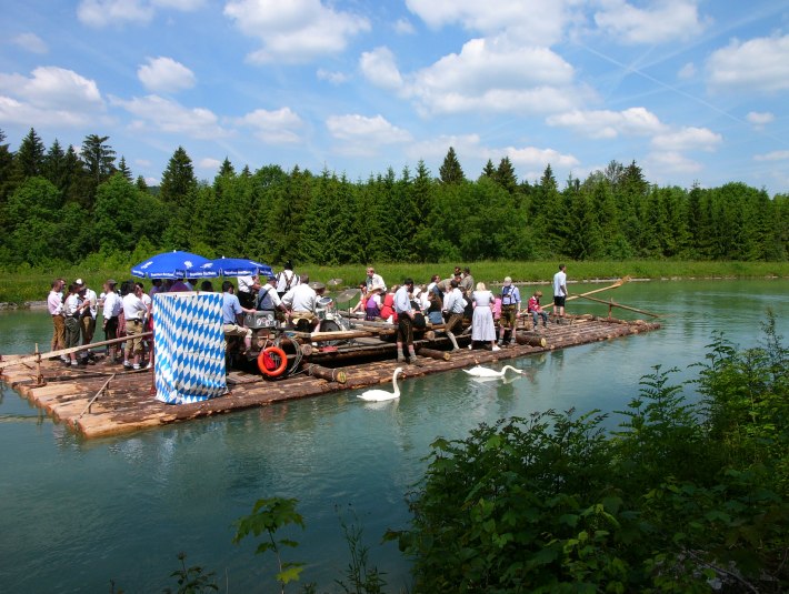 Floßfahrten auf der Isar