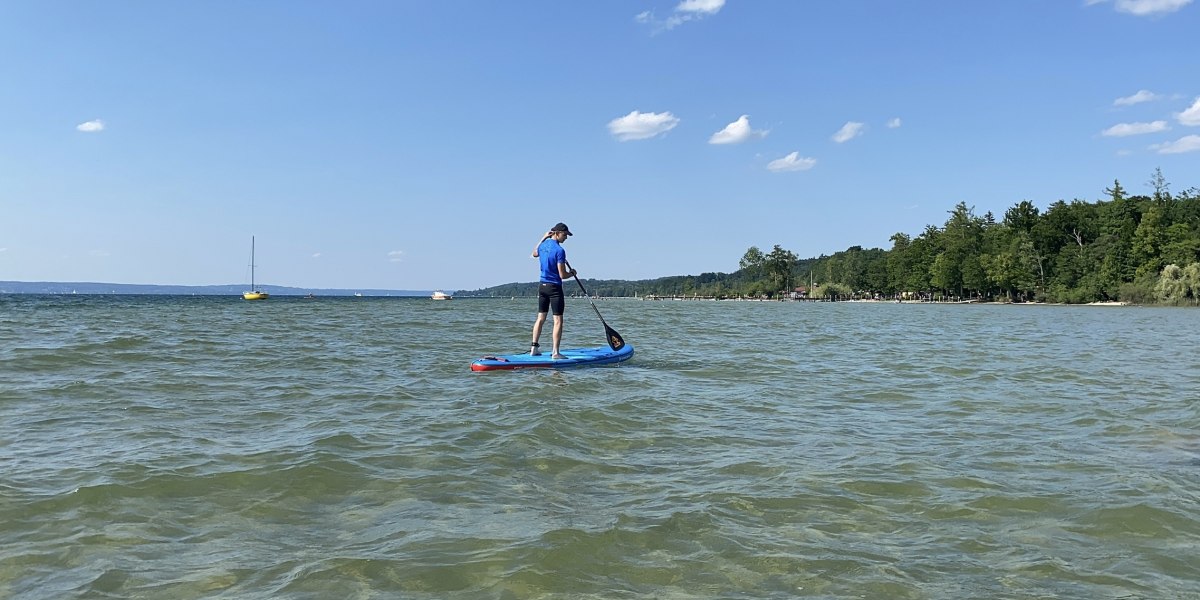 Stand Up Paddling am Starnberger See, &copy; WALLUSCH